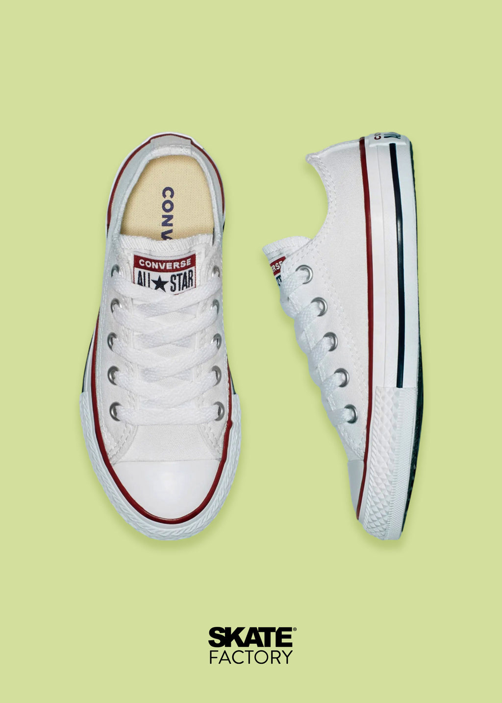 CONVERSE CHOCLO TENIS NINO CLASICO BLANCO Skate Factory