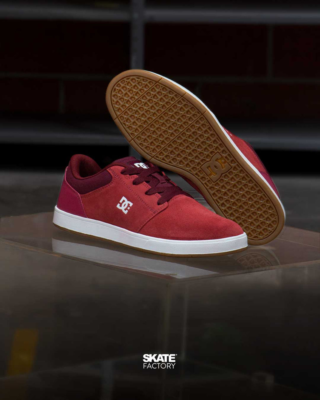 TENIS DC SHOES NOTCH CABALLERO BLANCO ROJO (WED) – Skate Factory