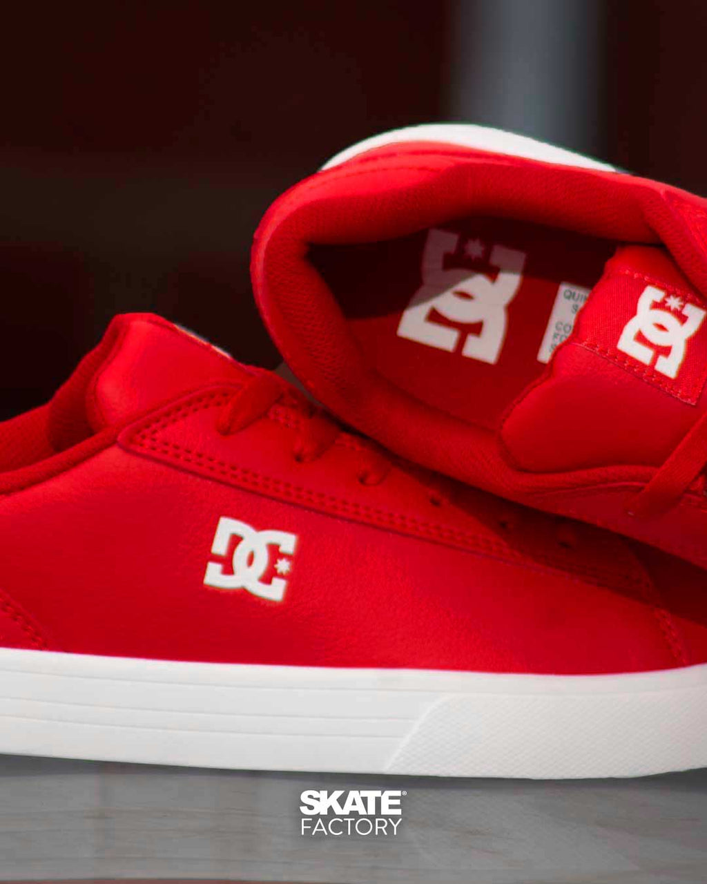 Tenis dc rojos new arrivals