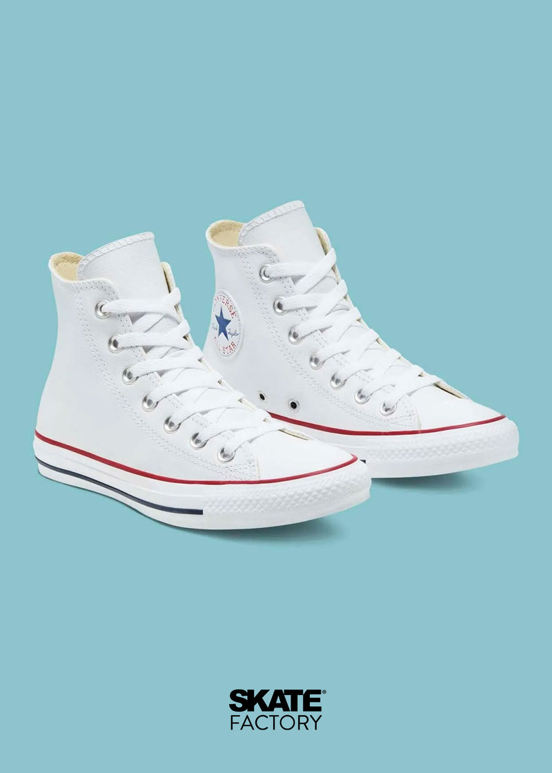 CONVERSE BOTA BLANCO PIEL Skate Factory