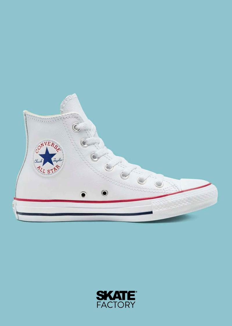 CONVERSE BOTA TENIS CLÁSICO BLANCO PIEL