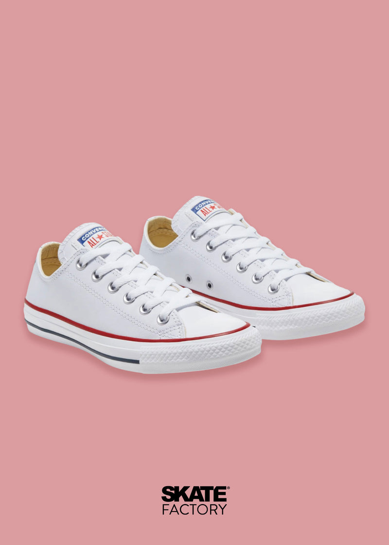 CONVERSE CHOCLO TENIS CLÁSICO BLANCO PIEL