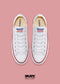 CONVERSE CHOCLO TENIS CLÁSICO BLANCO PIEL