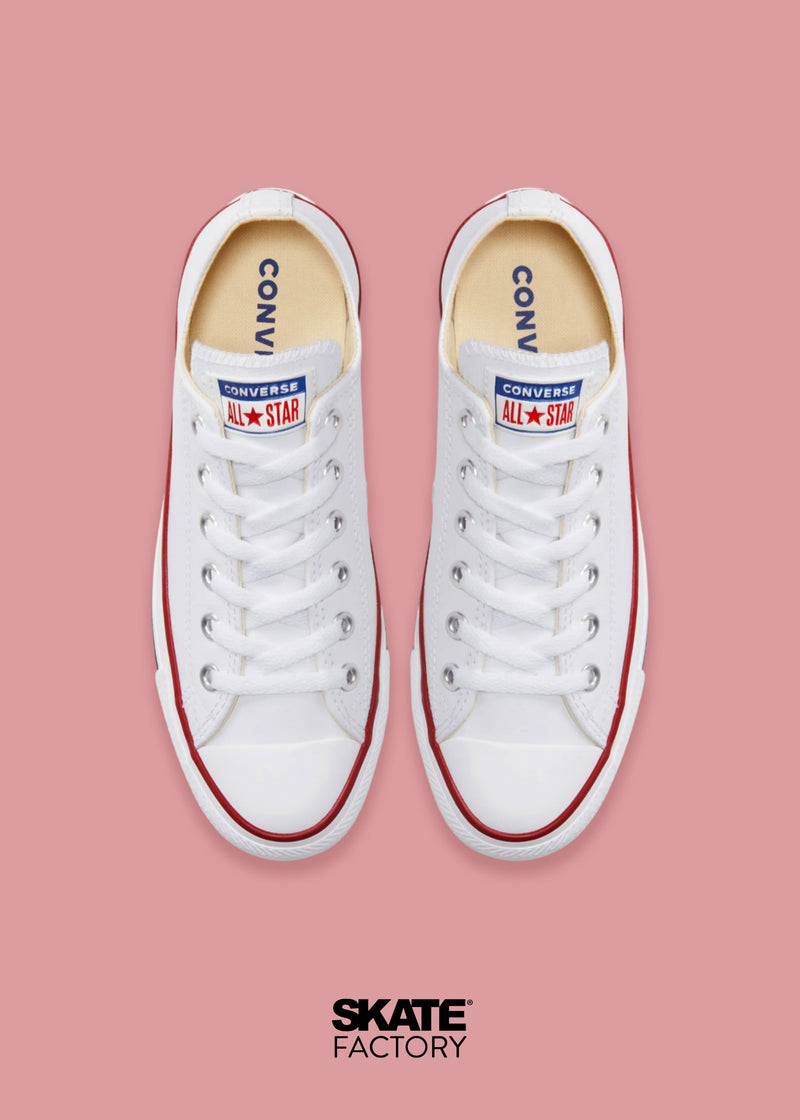 CONVERSE CHOCLO BLANCO PIEL