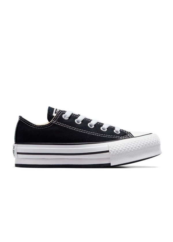 CONVERSE CHOCLO PLATAFORMA NEGRO