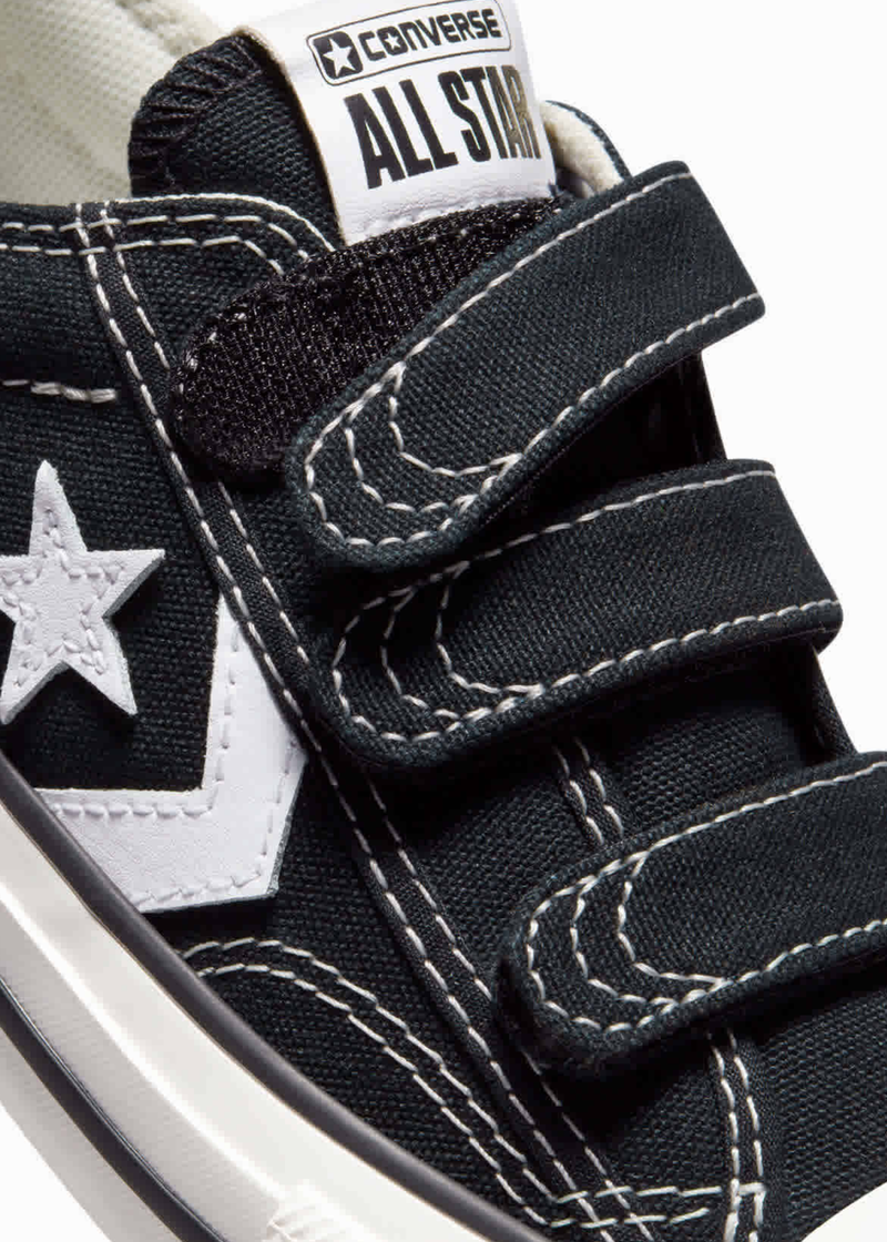 CONVERSE CHOCLO PREESCOLAR NEGRO