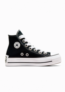 CONVERSE BOTA PLATAFORMA NEGRO