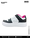 TENIS DC SHOES DAMA MANTECA PLATAFORMA NEGRO ROSA