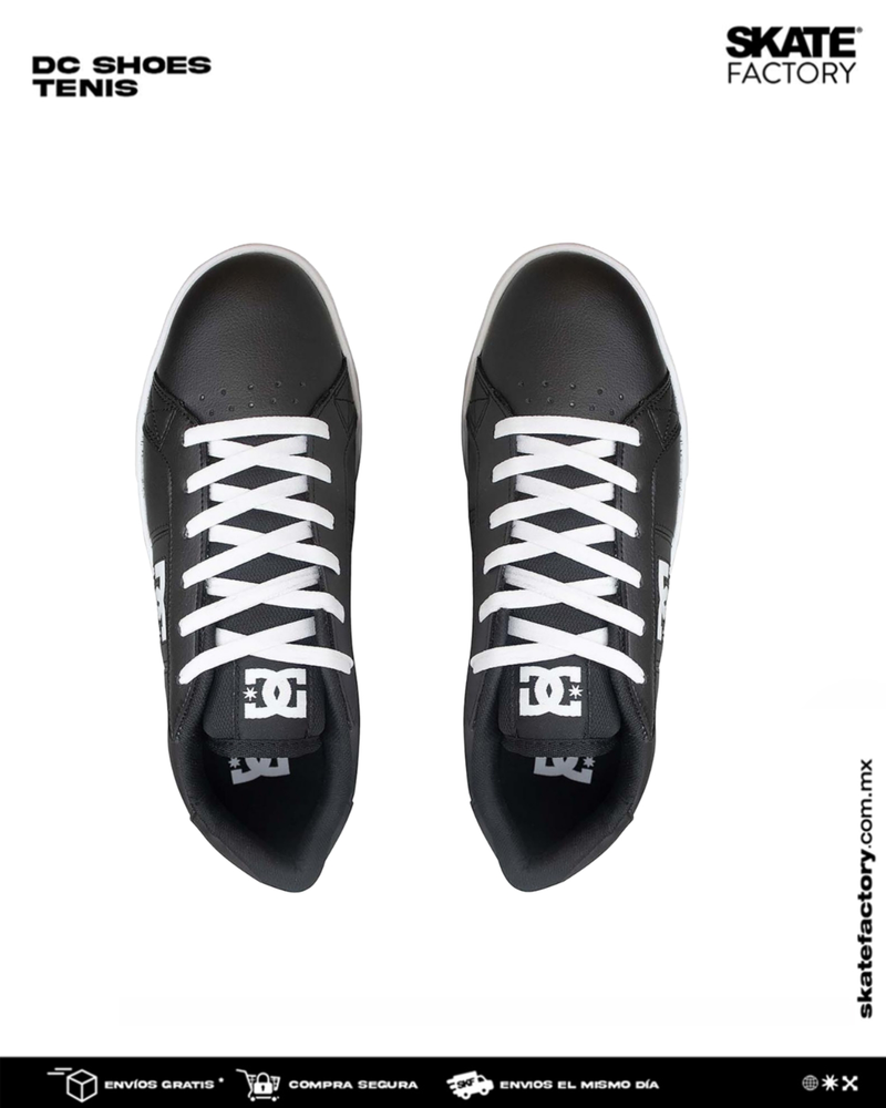 DC SHOES STRIKER TENIS CABALLERO NEGRO BLANCO