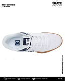 DC SHOES CENTRAL TENIS SKATE CABALLERO BLANCO MARINO LIGA