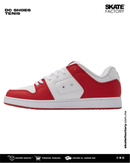 TENIS DC SHOES CABALLERO MANTECA 4 ROJO BLANCO