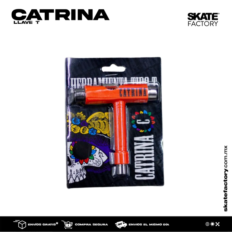 LLAVE T CATRINA PARA PATINETA ROJO