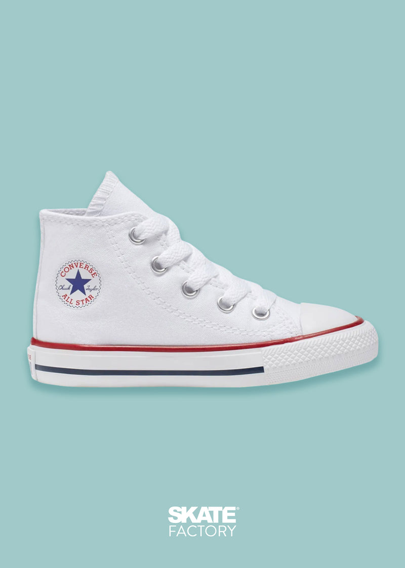 Converse blancos bebe sale