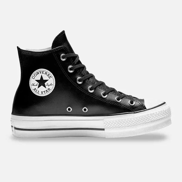 CONVERSE BOTA PLATAFORMA HI NEGRO PIEL Skate Factory