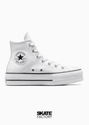 CONVERSE BOTA PLATAFORMA HI BLANCO PIEL