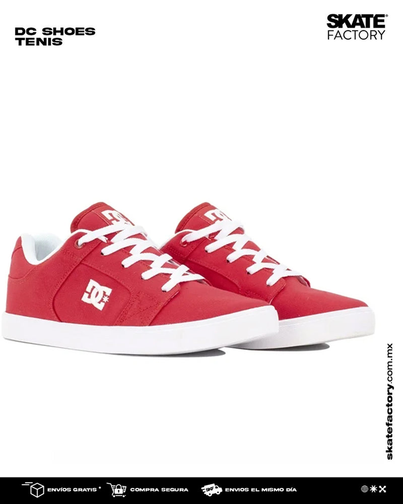 DC SHOES METHOD TX MX TENIS CABALLERO ROJO