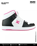 TENIS DAMA DC SHOES MANTECA 4MID BOTA BCO NGO ROSA