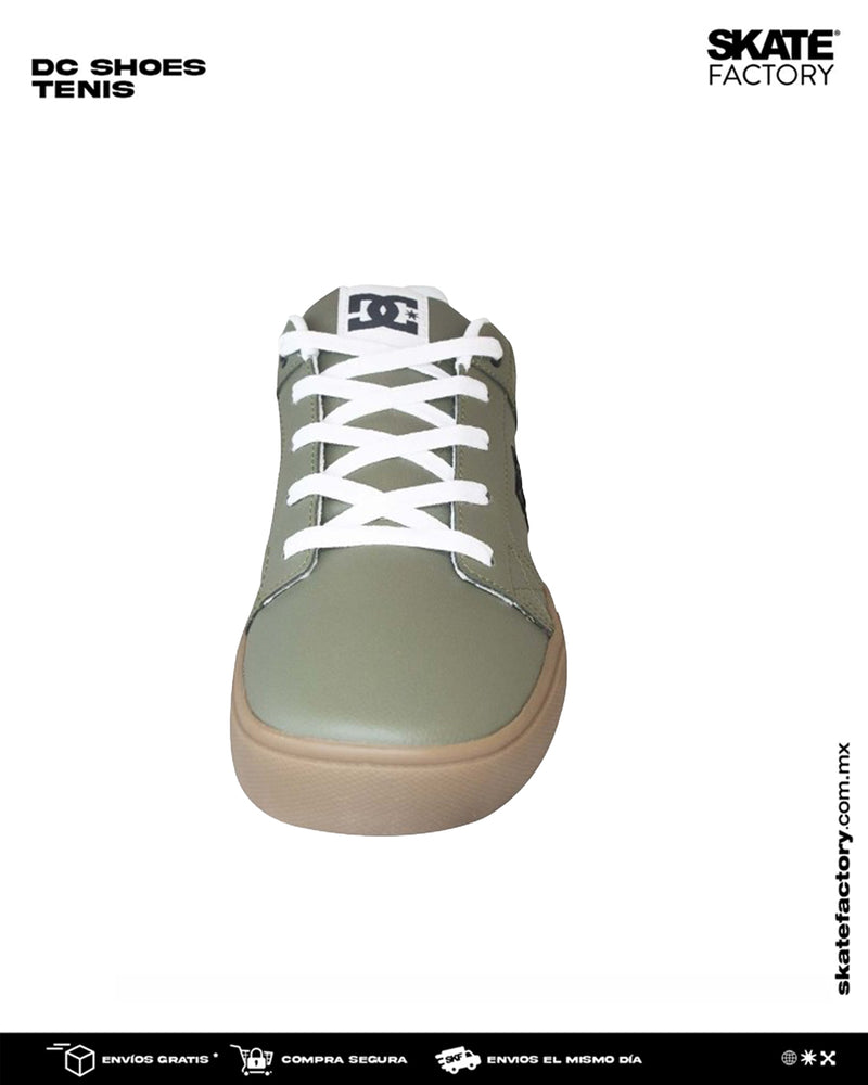 TENIS DC SHOES METHOD SKATE CABALLERO OLIVO LIGA (GNM)