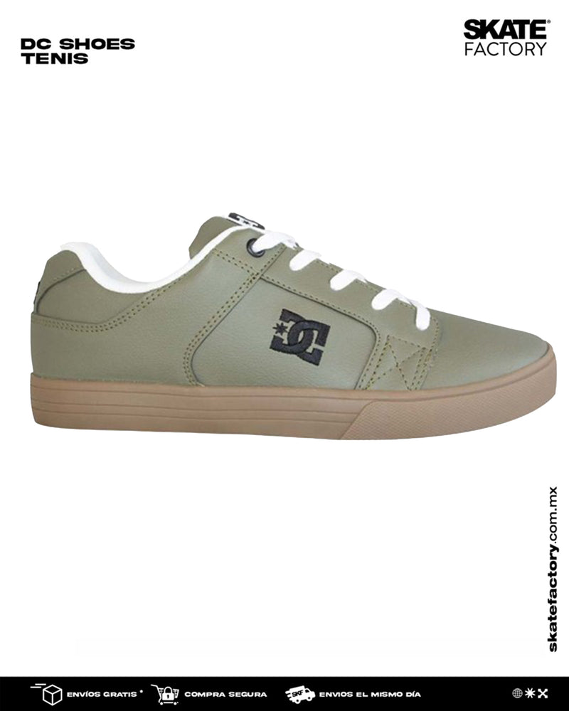 TENIS DC SHOES METHOD SKATE CABALLERO OLIVO LIGA (GNM)