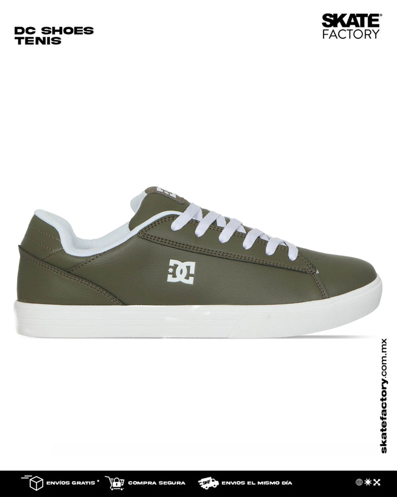 TENIS DC SHOES NOTCH SN MX CABALLERO OLIVO BCO (AR0)