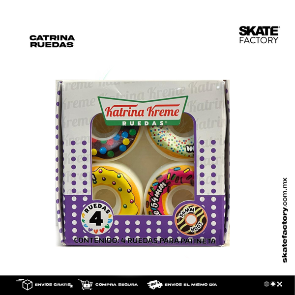 RUEDAS PARA PATINETA KATRINA KREME SKATE 54MM