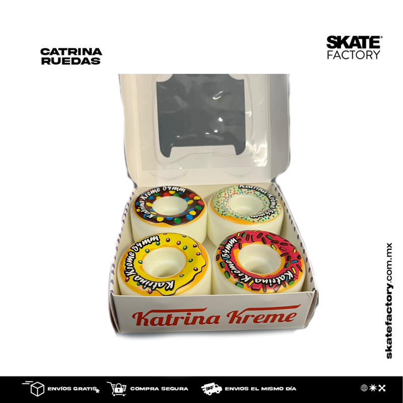 RUEDAS PARA PATINETA KATRINA KREME SKATE 54MM