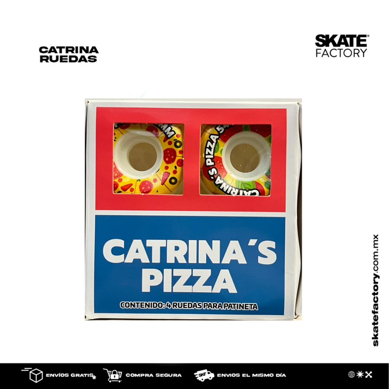 RUEDAS PARA PATINETA CATRINA PIZZA SKATE 54MM