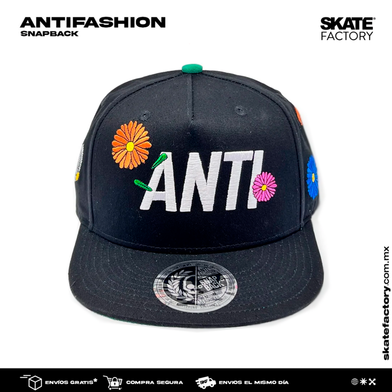 GORRA PLANA ANTIFASHION SNAPBACK FLORES