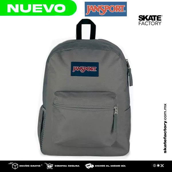 MOCHILA JANSPORT CASUAL GRIS