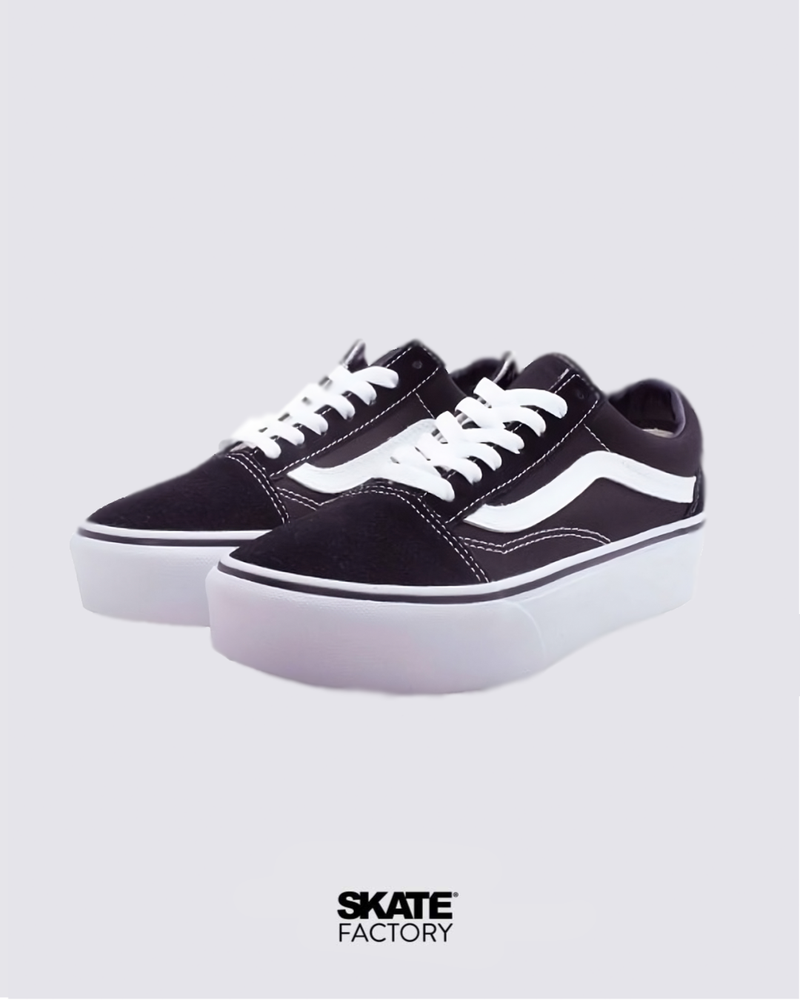 VANS TENIS NIÑO OLD SKOOL NEGRO BLANCO