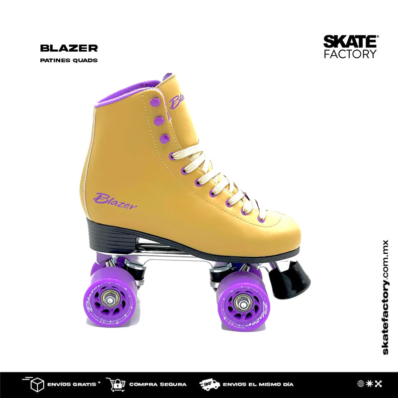 PATINES QUADS DAMA BLAZER AMARILLO-MORADO