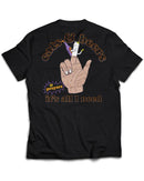 PLAYERA OVERSIZE NEGRA PRAYERS CATS AND BEERS