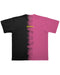 PLAYERA OVERSIZE NEGRO-ROSA PRAYERS ALL OVER