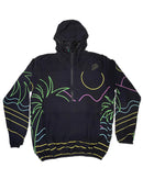 IMPERMEABLE ROMPEVIENTOS NEGRO PRAYERS NEON BEACH