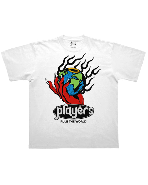 PLAYERA OVERSIZE BLANCA PRAYERS WORLD