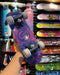 MINI SAKTEBOARD PATINETA COMPLETA MINI BLAZER AZUL ROSA