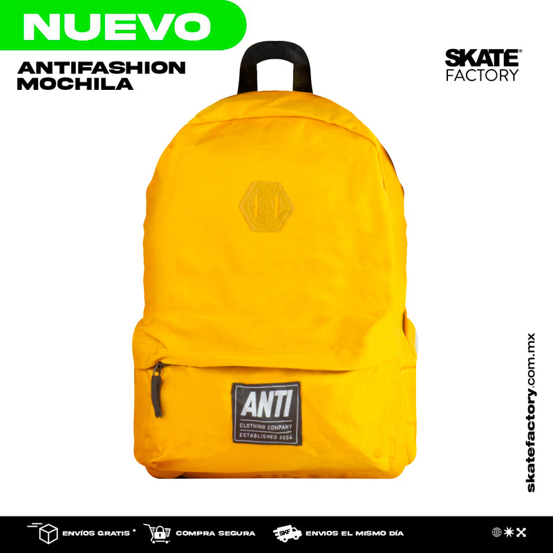 MOCHILA PORTA LAPTOP ANTIFASHION ESSENCIAL MOSTAZA