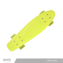 PATINETA MINI SKATE TIPO PENNY BOARD CREME AMARILLA